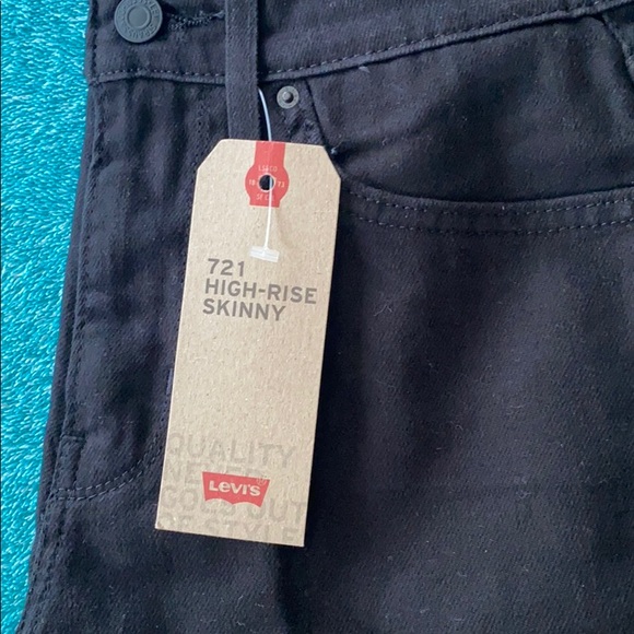 Levi high rise skinny jeans NWT size 27 - Picture 3 of 7